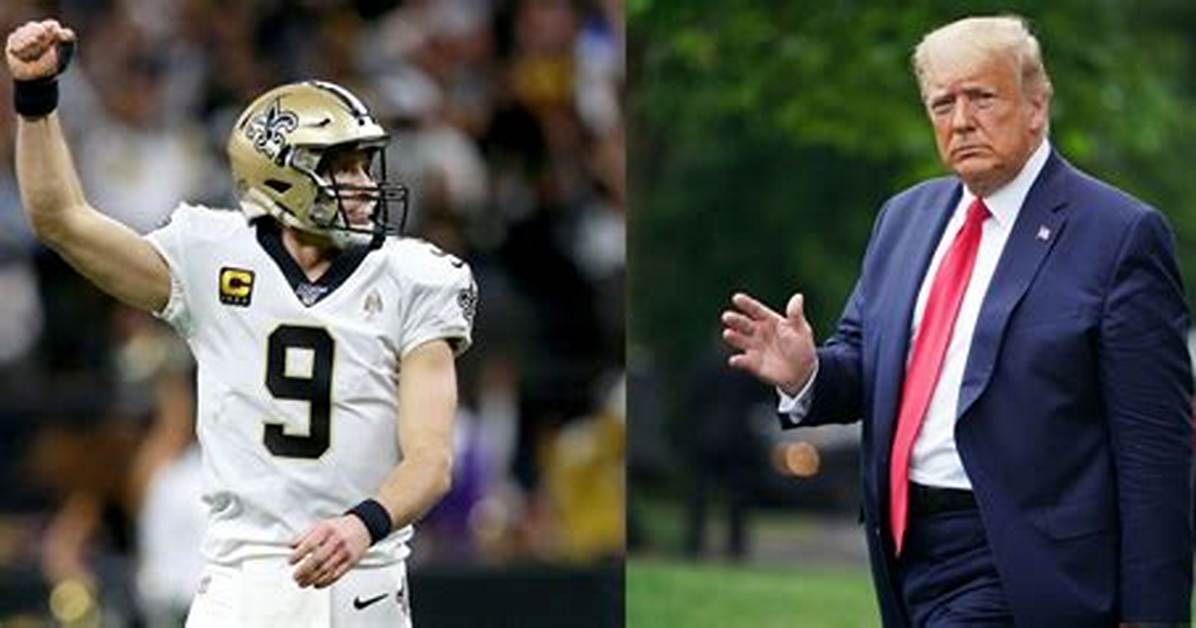 Drew Brees Claps Back at Trump for Kneeling Apology Diss: the Black Community ‘Needs’ Our Help