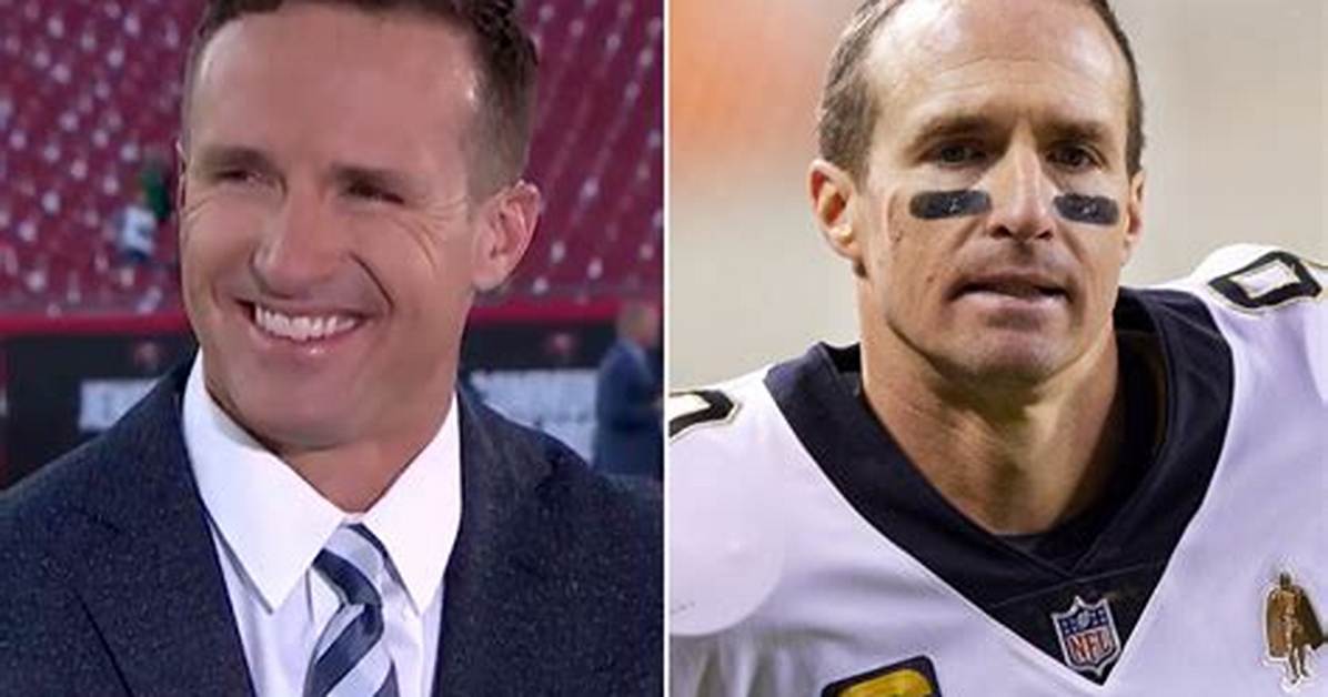 Drew Brees Has Hair at Nfl Opening Day & Fans Are Confused – Hollywood Life