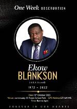 Ekow Blankson Cause of Death