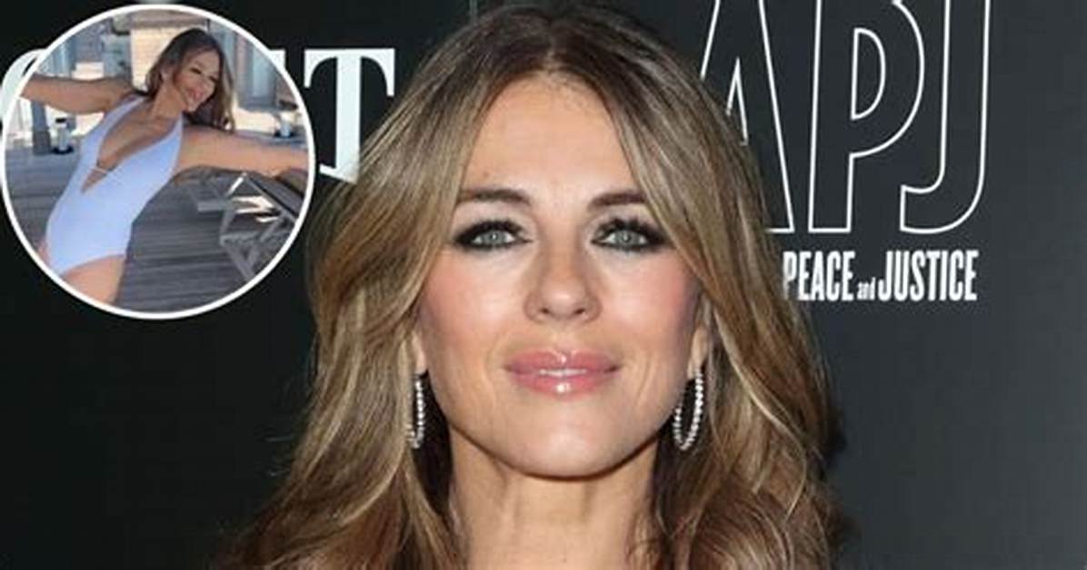 Elizabeth Hurley Shares New Bikini Pics & Puts on Sunscreen – Hollywood Life