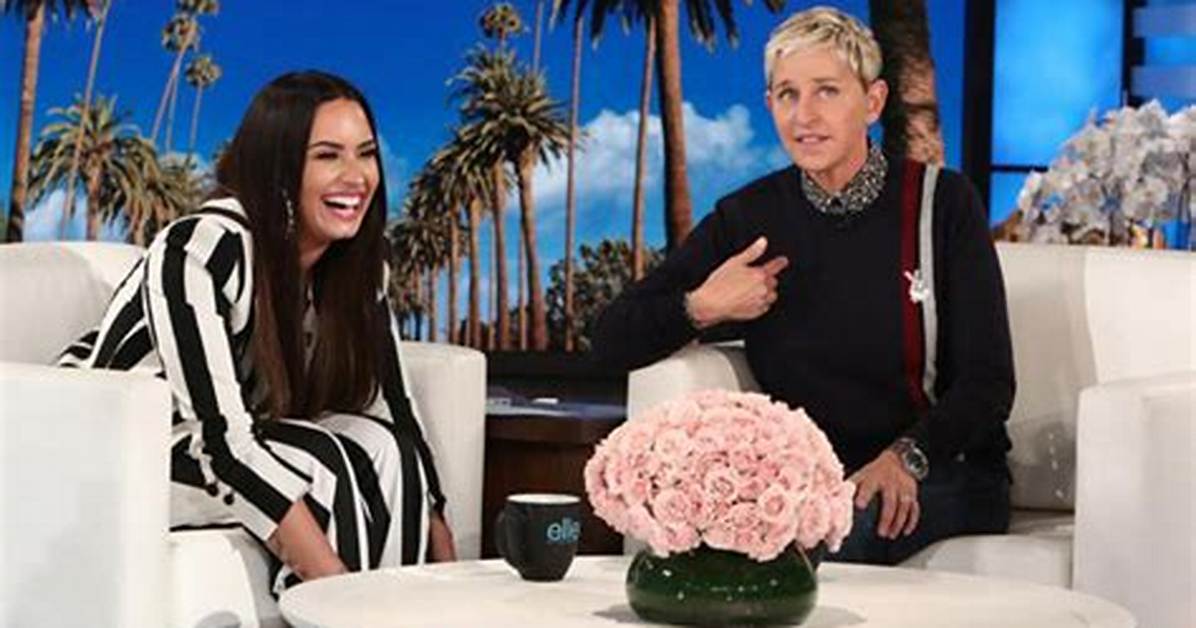 Ellen Degeneres Reportedly Invites Demi Lovato to Live with Her When She’s out of Rehab