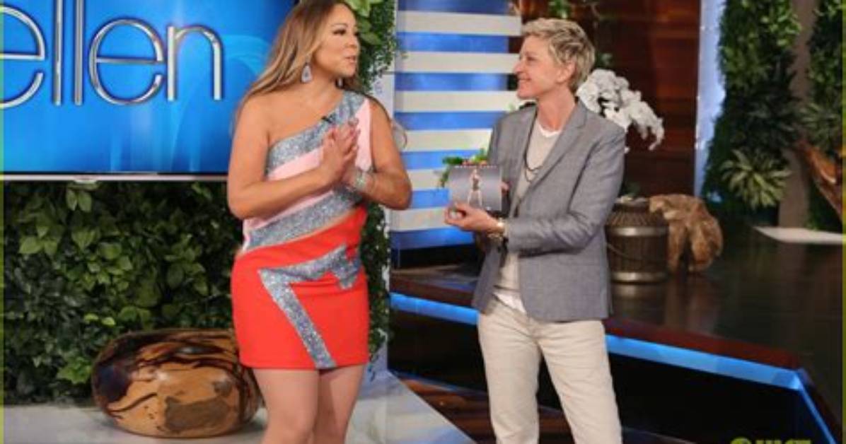 Ellen Degeneres Tells Mommy-to-Be Mariah Carey: 'When That Baby Comes Out, You're Going to Have High Heels on It!'