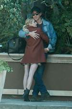 Emma Roberts & Partner Garrett Hedlund Share Kiss on Rare Outing with Son Rhodes, 6 Mos.