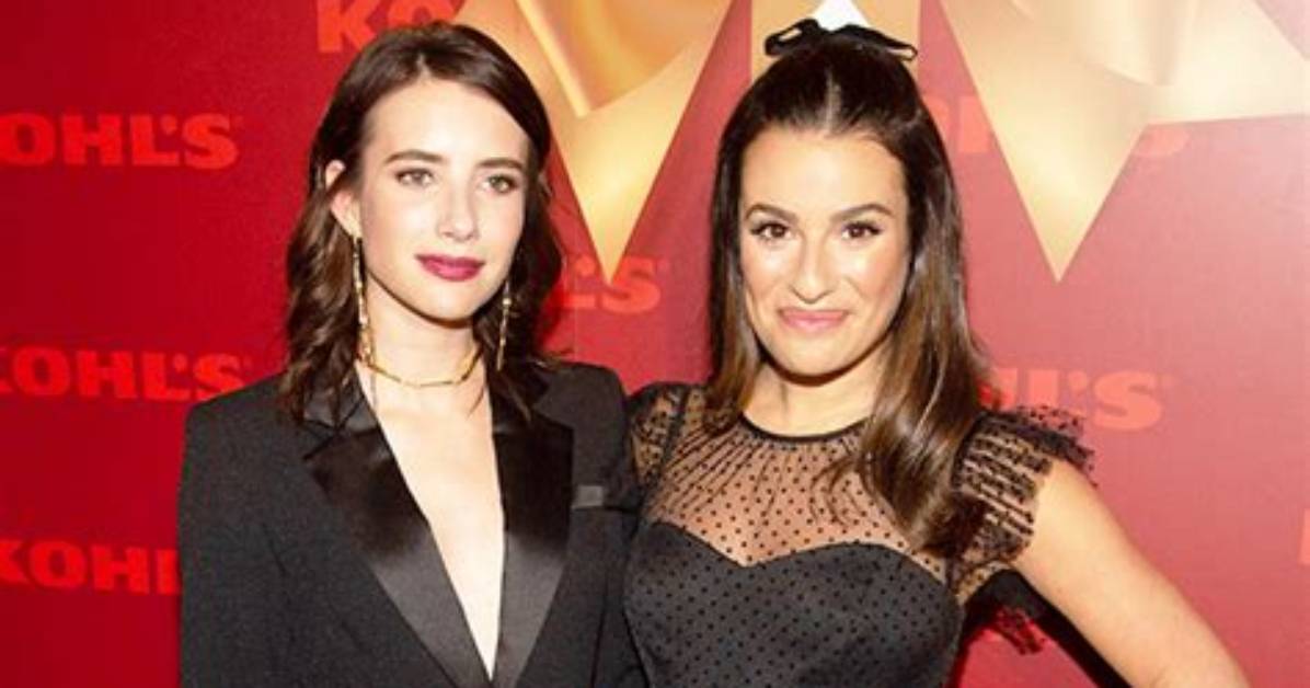 Emma Roberts Reacts to Rumor Bff Lea Michele Can’t Read: Video – Hollywood Life