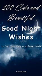 Exquisite Good Night Images to End Your Day Tranquilly
