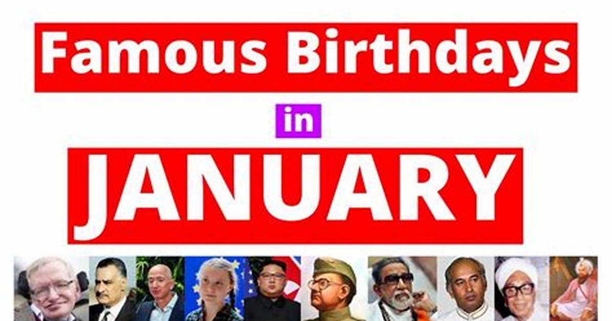 Famous Birthdays: Celebrities Born on January 19