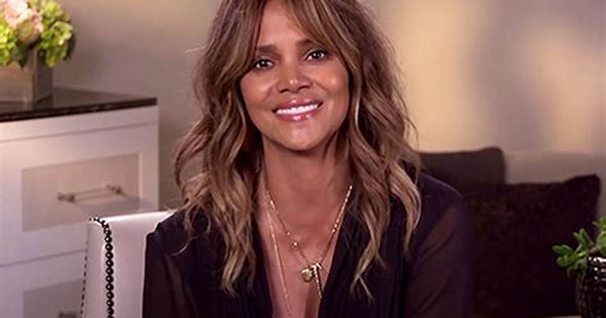 Halle Berry Stuns in Plunging Top & Admits She Was Drunk When She Pretended to Marry Van Hunt