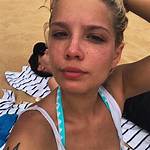 Halsey Goes Makeup-Free & Stuns in Polka Dot Bikini — See Glam Pic