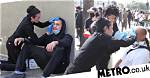 Halsey & Yungblud Offer First Aid to Bloodied Fellow Protesters While Marching — See Pics