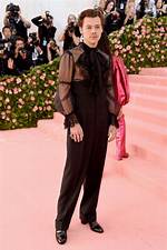 Harry Styles’ Outfit at Met Gala 2019 – Photos of the Sheer Jumpsuit – Hollywood Life
