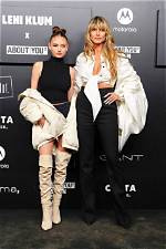 Heidi Klum & Daughter Leni Rock Crop Tops at Leni Klum X About You Show During Mfw: Photos