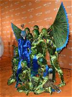 Heidi Klum Unrecognizable as Peacock for 2023 Halloween Costume – Hollywood Life