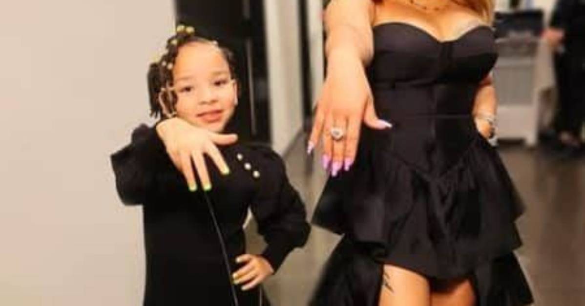 Heiress Harris, 3, Rocks Cute Black Tutu While Getting Ready to Hit the Stage with Mom Tiny