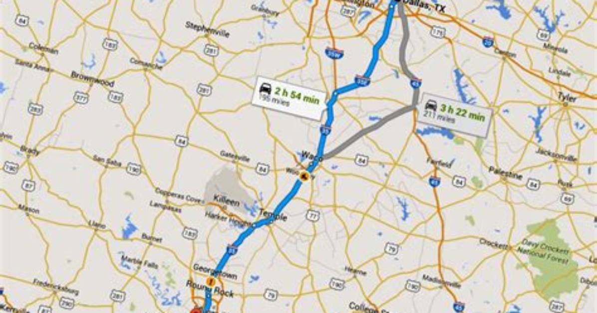 How Far Is Austin from Dallas