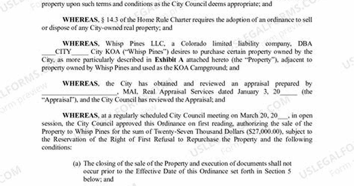 How to Buy City Owned Property