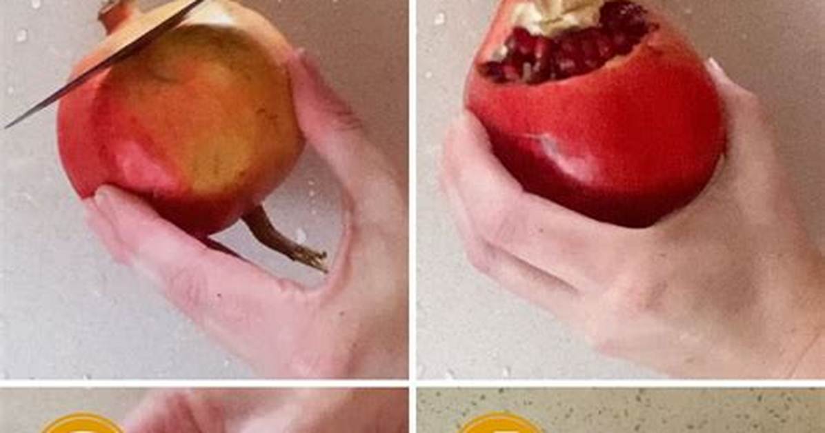 How to Cut Pomegranate Fruit