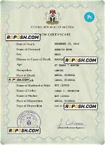 How to Get Death Certificate in Nigeria