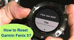 How to Reset Garmin Fenix 5