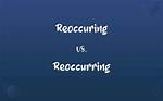 How to Spell Reoccurring
