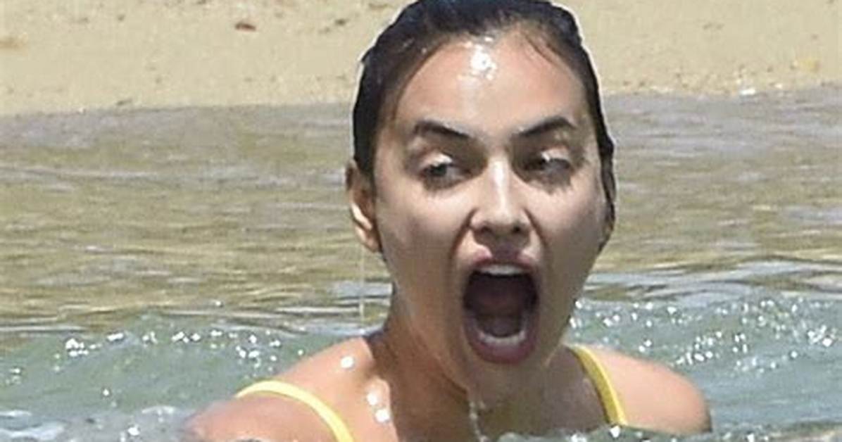 Irina Shayk Wears Yellow Bikini Bottoms & Sandals in Sexy Pic – Hollywood Life