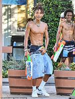 Jaden Smith Shows off His Ripped Muscular Body While Planting Trees — See Hot Pics