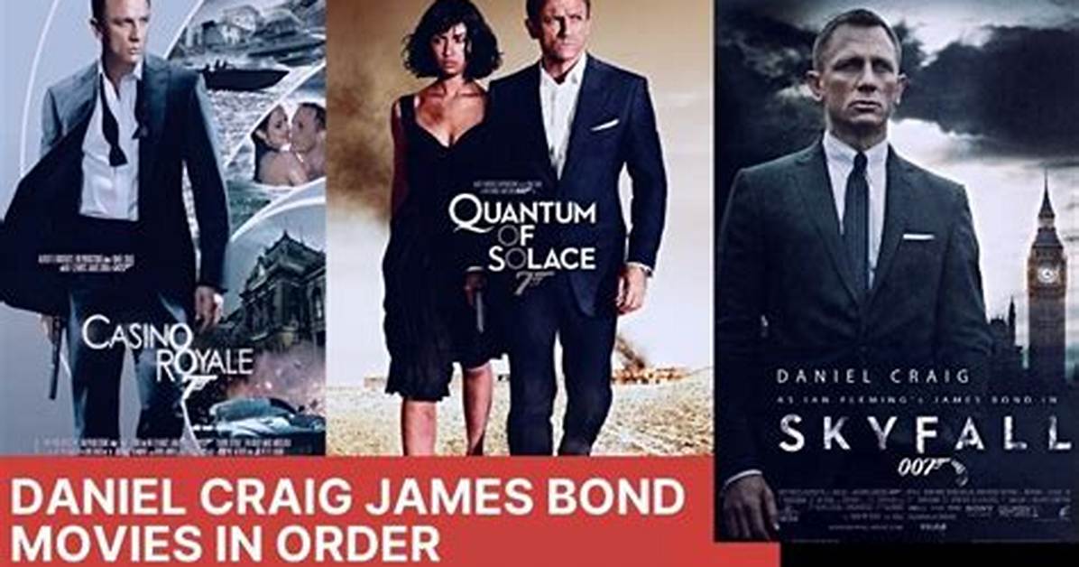 James Bond Movies — Photos of Daniel Craig & More – Hollywood Life