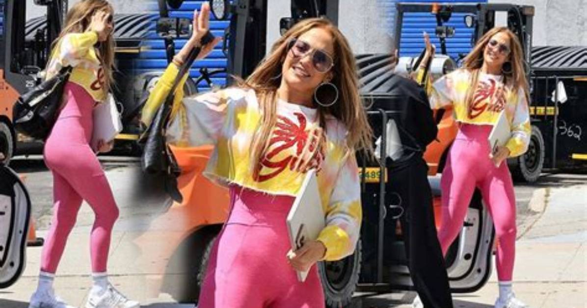 Jennifer Lopez Leaves Little to the Imagination in Iconic Versace Dress in New Flashback Clip
