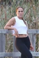 Jennifer Lopez Stuns in White Crop Top Amid House Hunt with Ben Affleck — New Photo