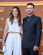 Jessica Biel with Justin Timberlake in Animal Print Bikini: Photos – Hollywood Life