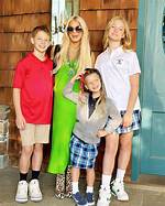 Jessica Simpson’s Kids Maxwell, 9, & Ace, 8, Look So Tall & Grown up as They Hug on 1St Day of School — Photo