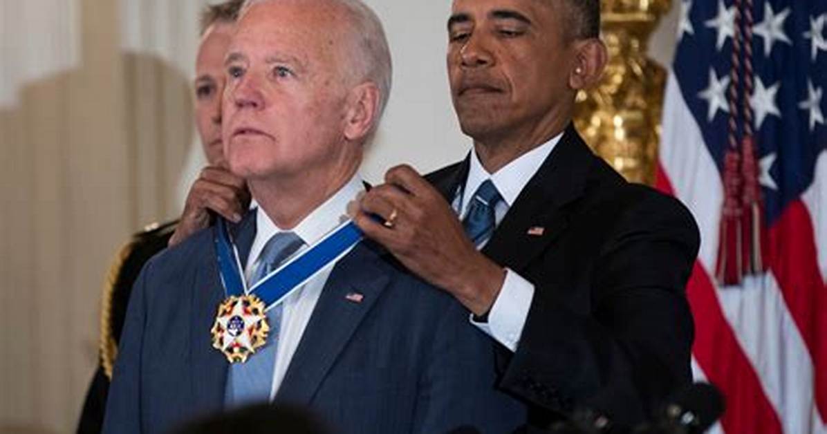 Joe Biden Presidential Medal of Freedom — Pics