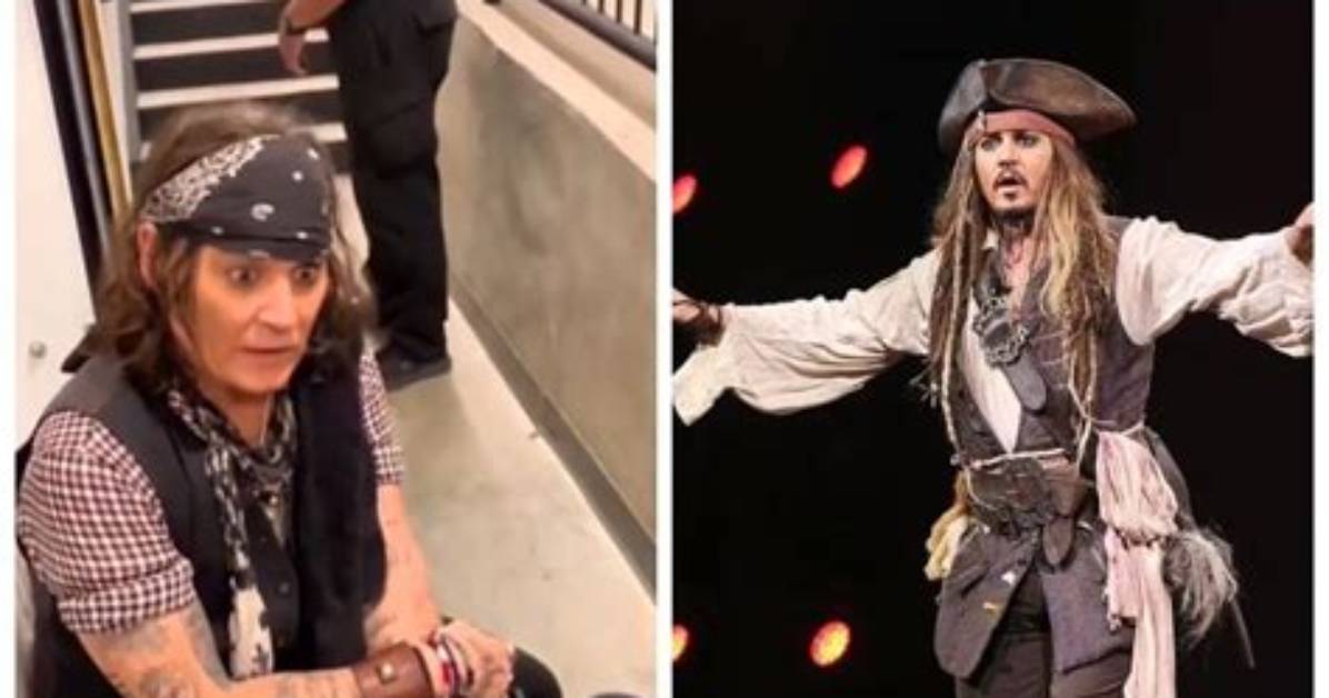Johnny Depp Imitates His Iconic Jack Sparrow Character 5 Year's After Last Playing the Role: Watch
