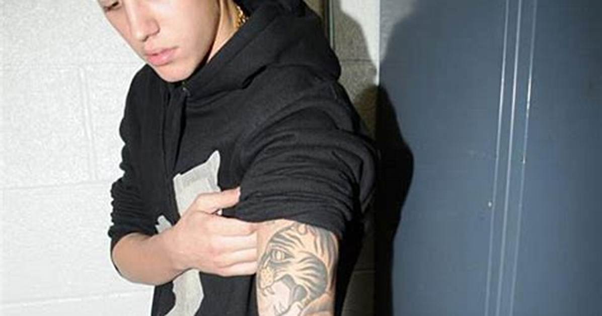 Justin Bieber Goes Gangster — Sports Tattoos After Miami Dui Arrest – Hollywood Life