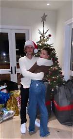 Justin Bieber & Hailey Baldwin’s Christmas Tree Gets Destroyed by Their Puppy — Watch