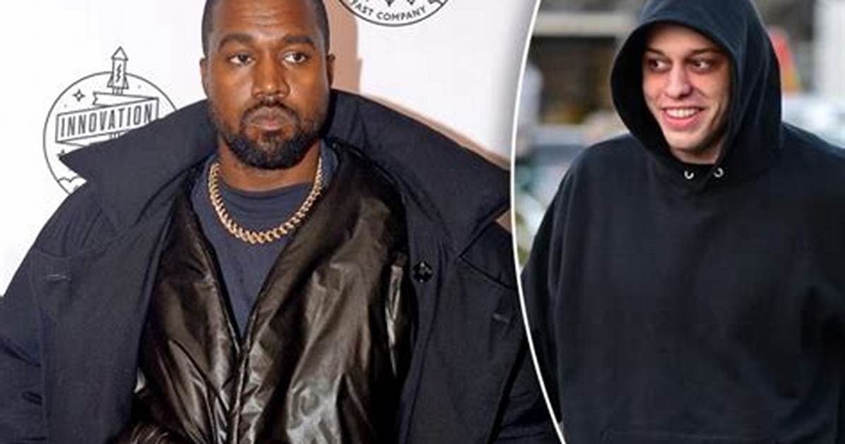 Kanye West Claims Pete Davidson Texted Him While in Bed with Kim – Hollywood Life