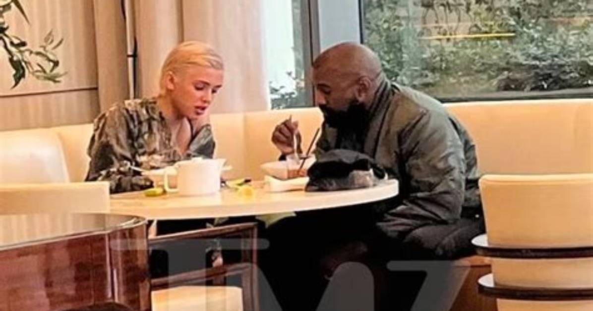 Kanye West Spotted Having Dinner with Mystery Woman in Santa Monica: Photo