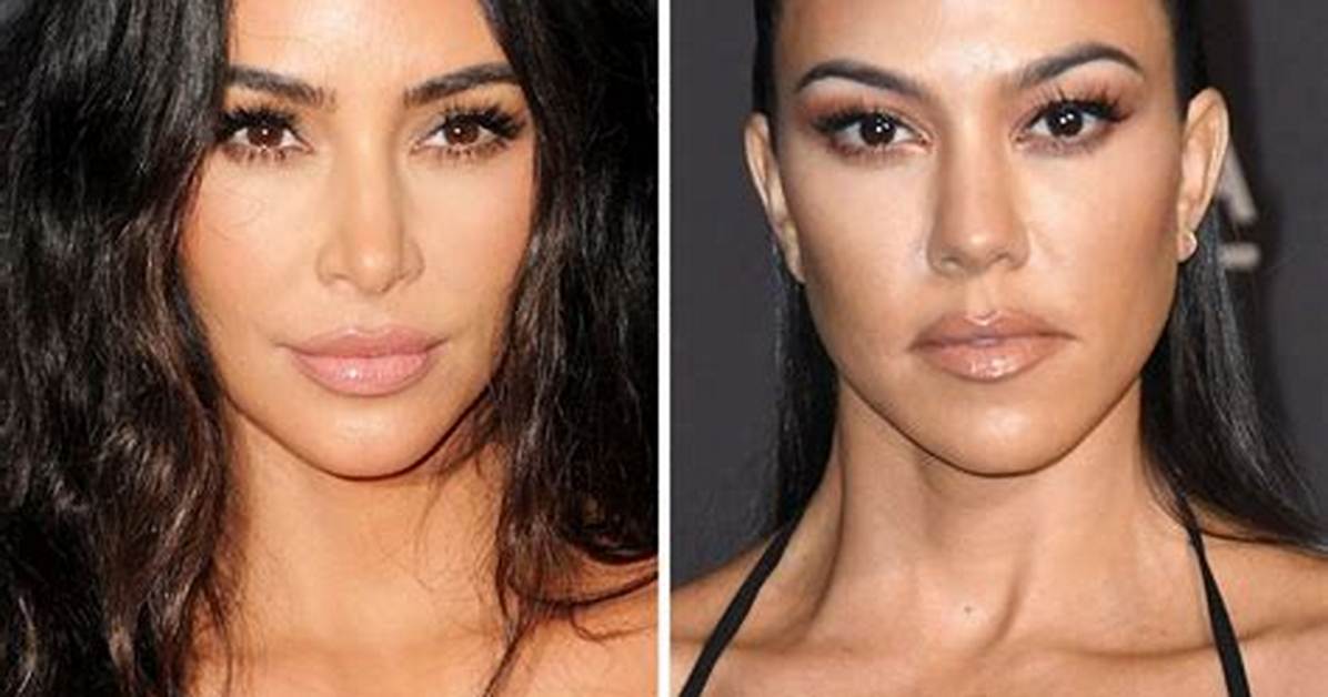 Kardashian Lip Looks Before & After – Hollywood Life