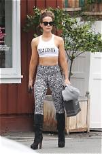 Kate Beckinsale, 45, Shows off Toned Abs in Latex Outfit for La Pride — Pics