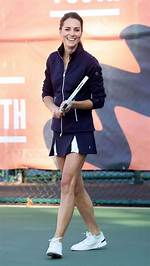 Kate Middleton Rocks White Skirt on Tennis Court with Roger Federer – Hollywood Life