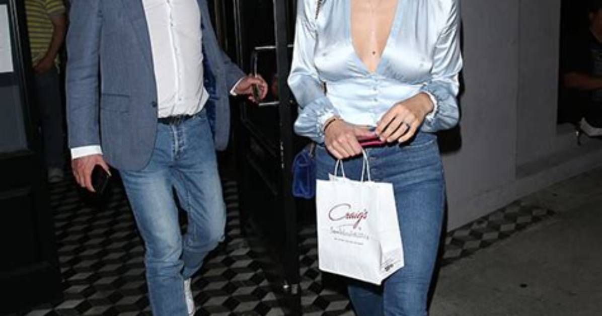 Katharine Mcphee’s Satin Top on Dinner Date — Sexy, Plunging Neckline – Hollywood Life