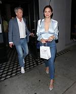 Katharine Mcphee’s Satin Top on Dinner Date — Sexy, Plunging Neckline – Hollywood Life