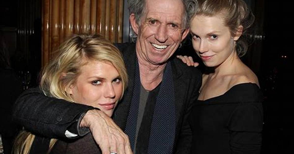 Keith Richards Daughters: Meet Keith Richards Children Theodora Richards, Marlon Richards, Alexan