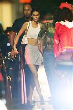 Kendall Jenner’s Tied Crop Top & Skirt in Paris – Photo – Hollywood Life