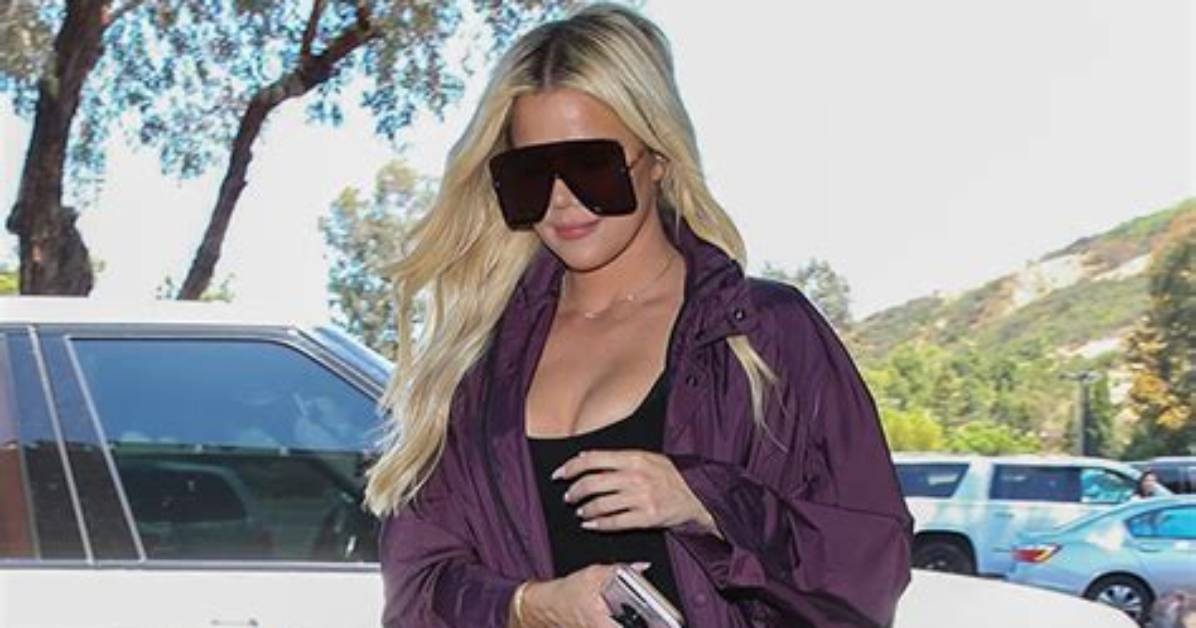 Khloe Kardashian Wears Huge Sunglasses & Balenciaga Coat – Pics – Hollywood Life