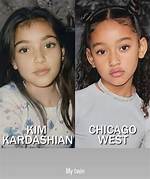 Kim Kardashian & Chicago West, 4, Twin with Goofy Smiles in Cute Selfies