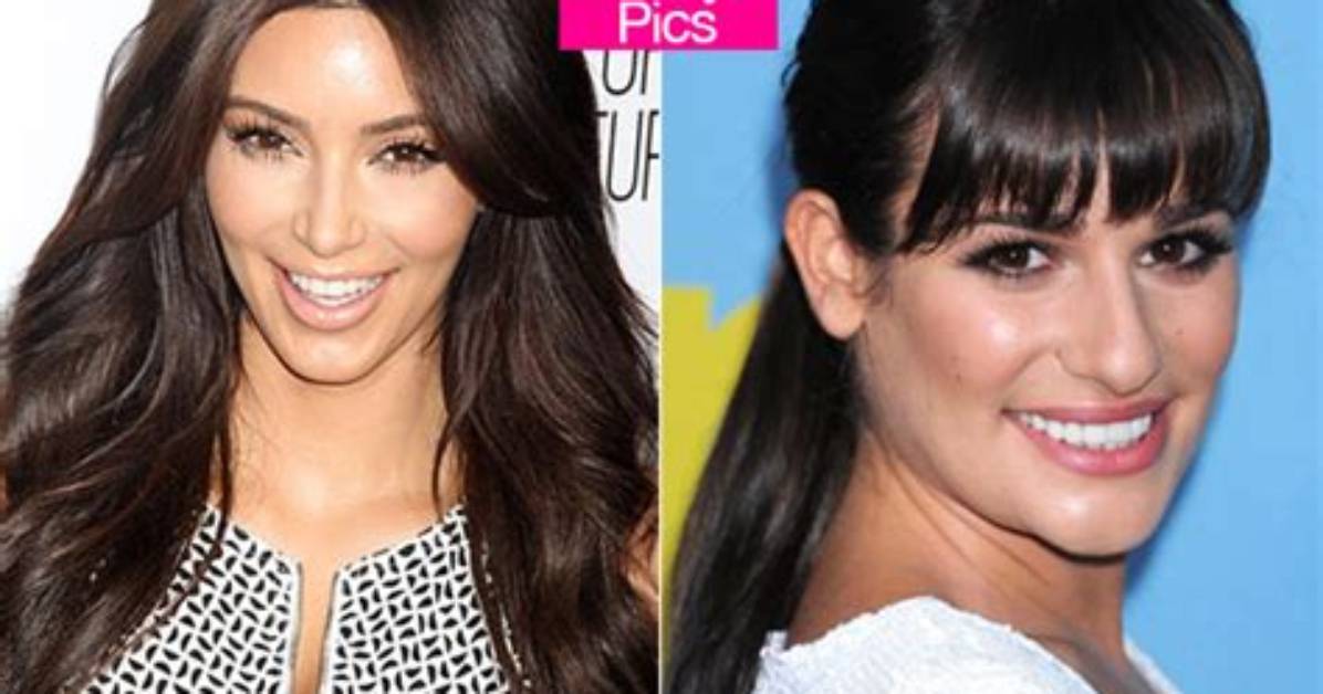 Kim Kardashian, Lea Michele & More See Who Wore Ponytails This Week