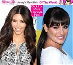 Kim Kardashian, Lea Michele & More See Who Wore Ponytails This Week
