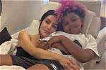 Kim Kardashian’s Son Saint West, 5, Models $240 Slides Designed by Dad Kanye: the ‘Freshest’