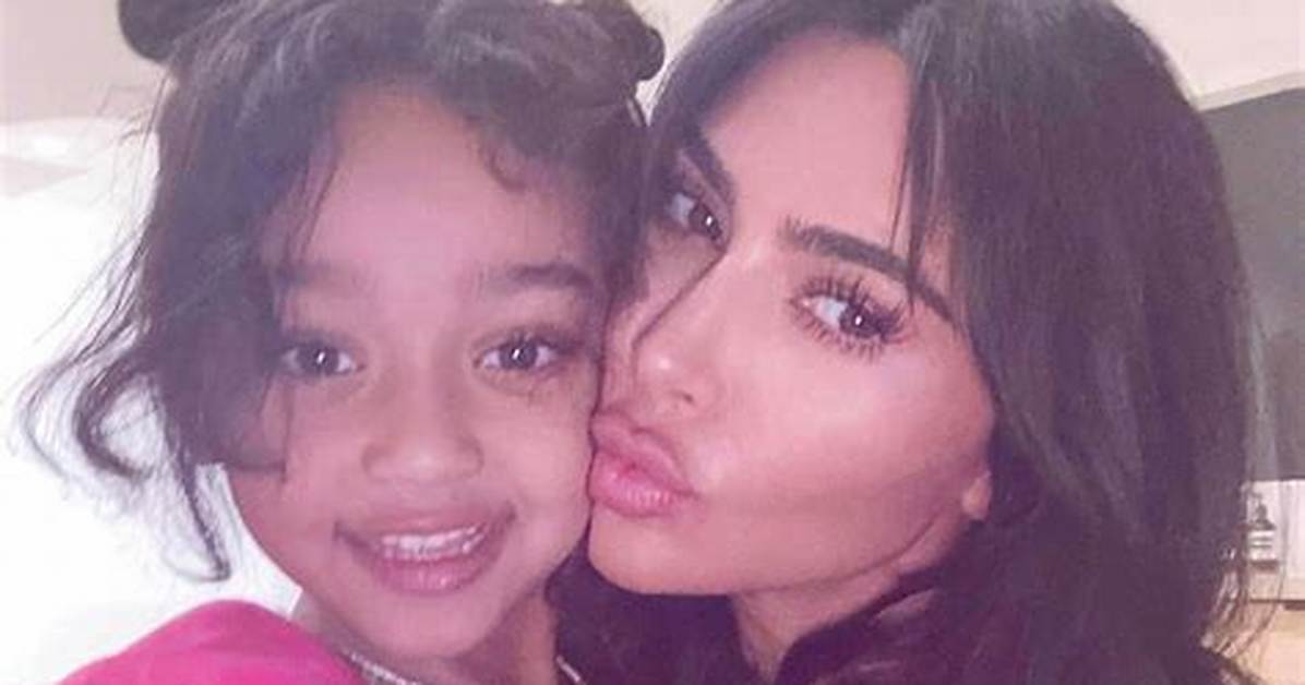 Kim Kardashian Shares Precious ‘Bff’ Pic of Chicago & Psalm Looking Identical to Her & Kanye