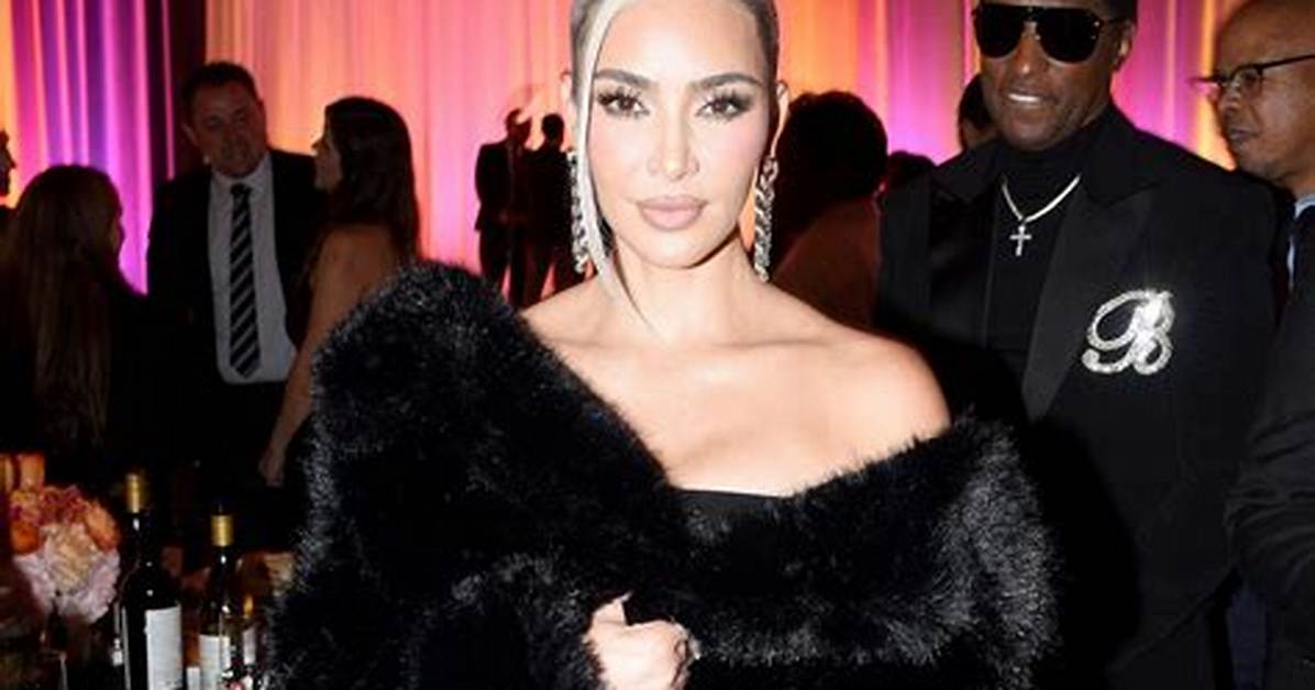 Kim Kardashian Sits Next to Bleached Blonde at Kris Jenner’s Birthday & Fans Think It’s Pete Davidson